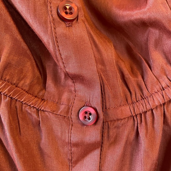 NWT Torrid Madder Brown High-Low Sleeveless Button Tunic | Size 2X - Picture 7 of 8